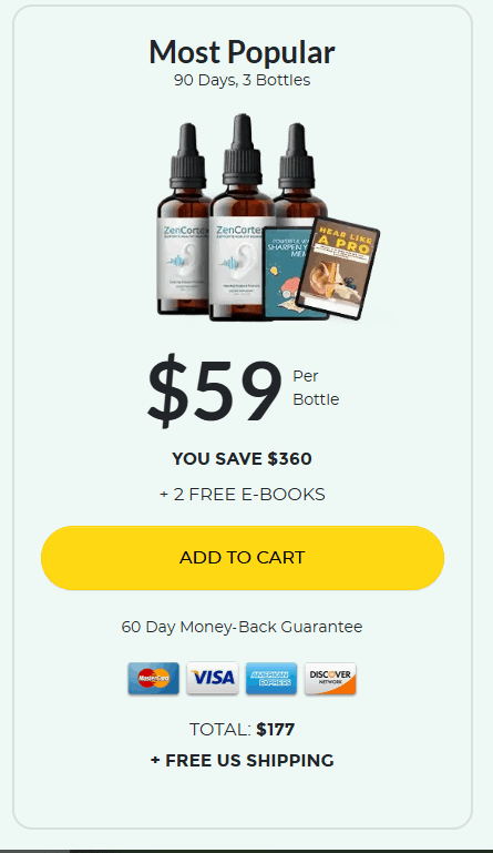 zencortex price 3 bottle